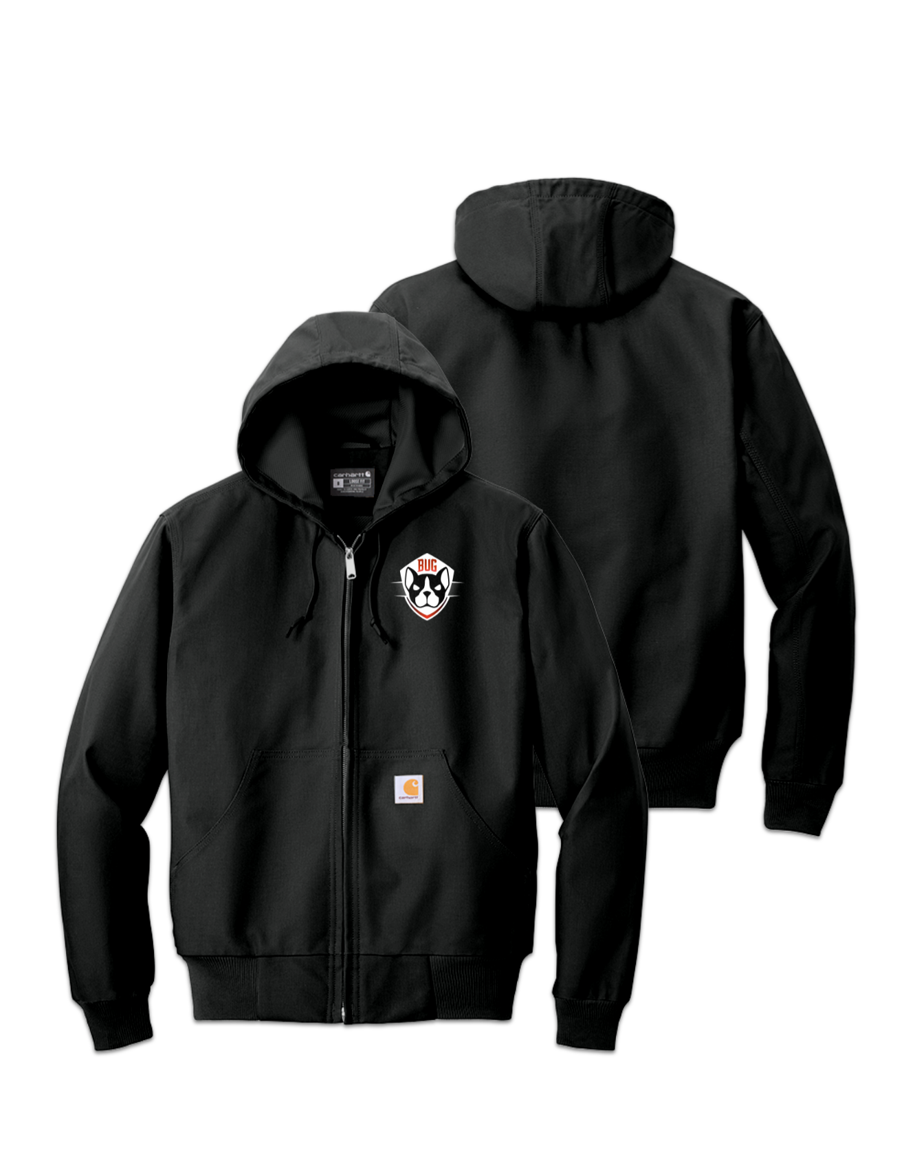 Rendered product preview, stack