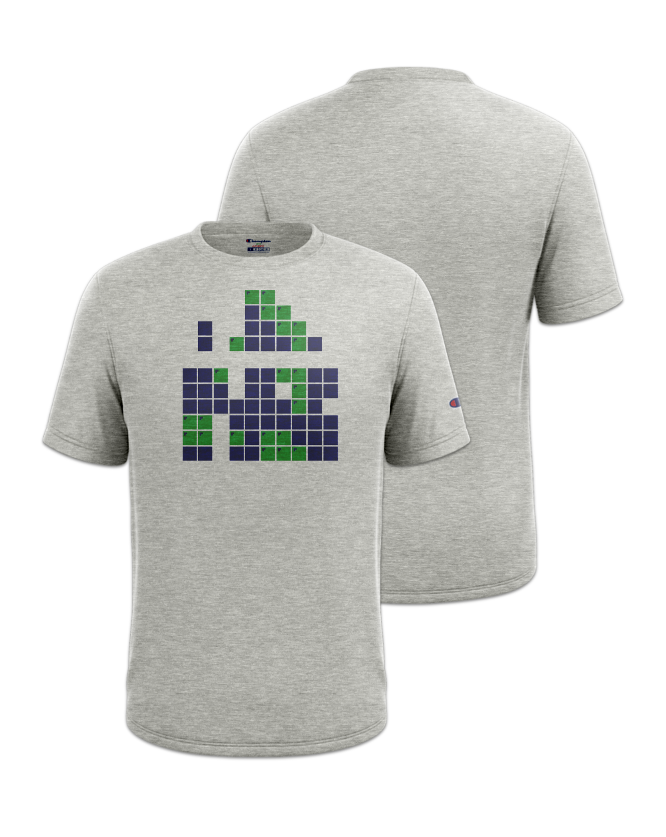 Rendered product preview, stack