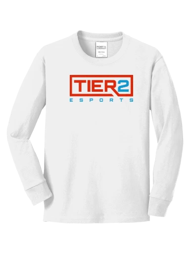Tier 2 Fan Store Youth Long Sleeve Core Cotton Tee preview, front