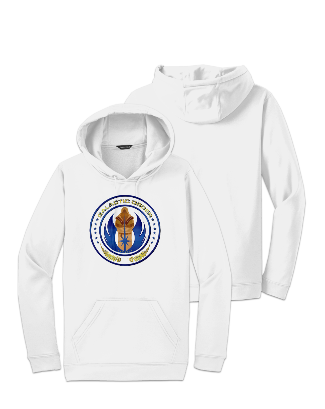 Rendered product preview, stack