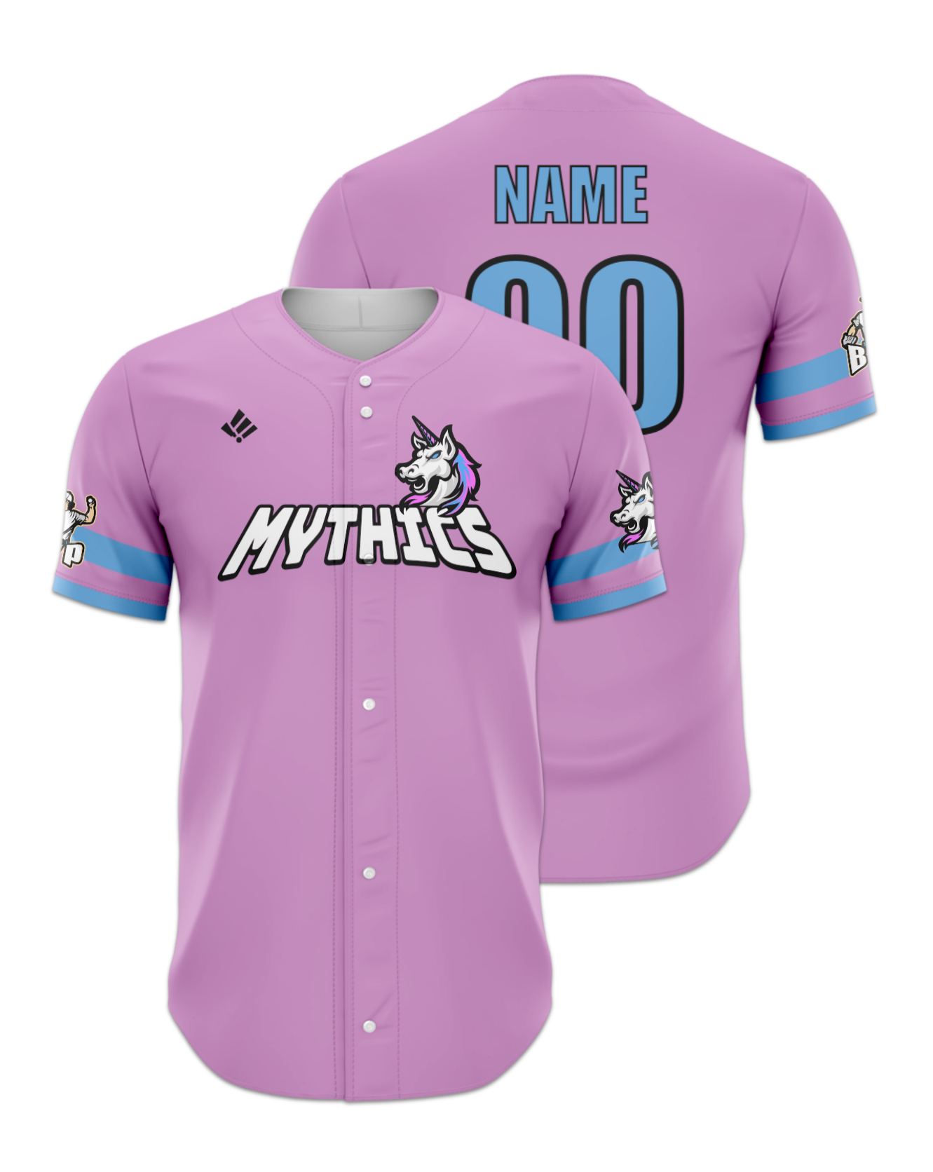 Rendered product preview, stack