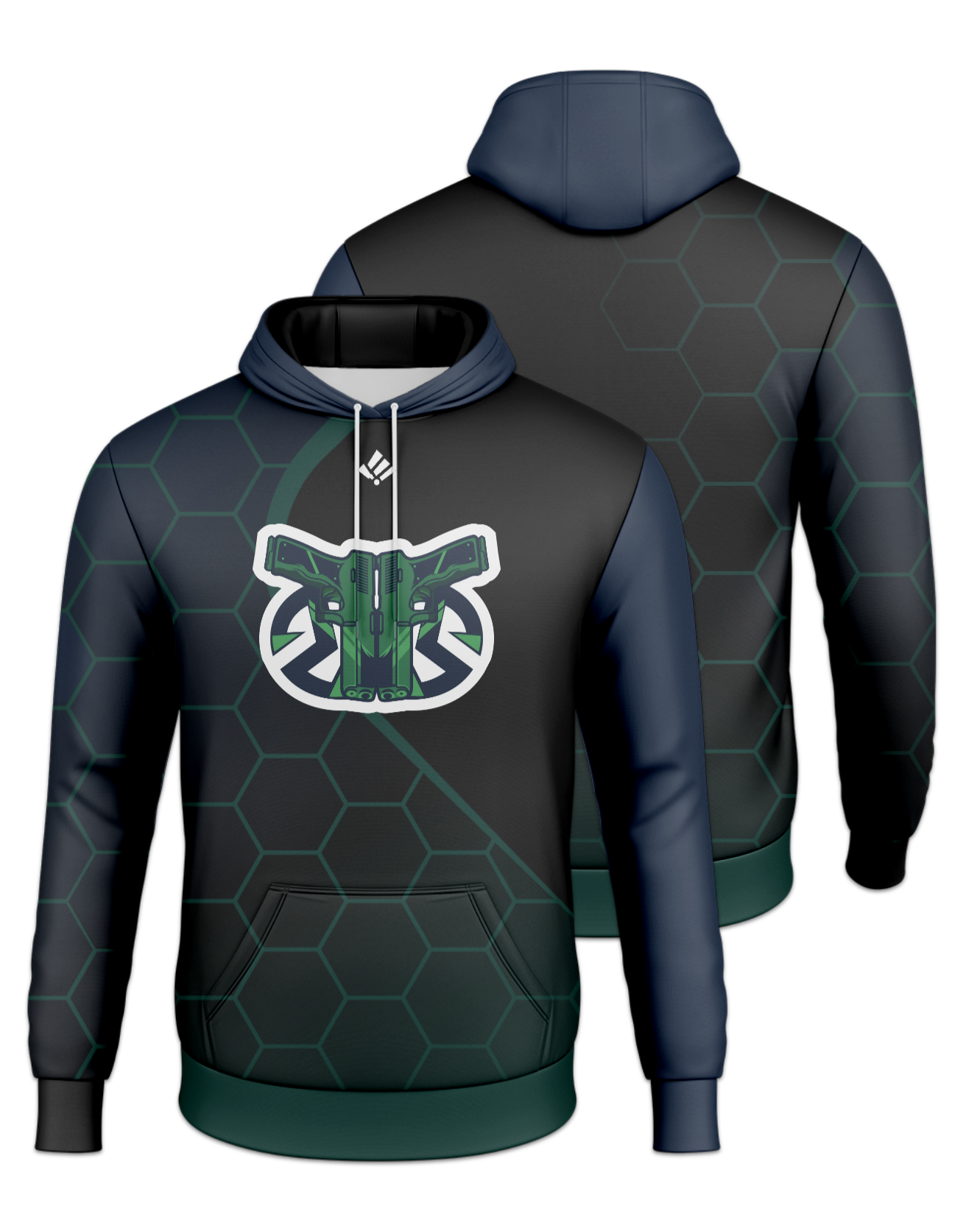 Rendered product preview, stack