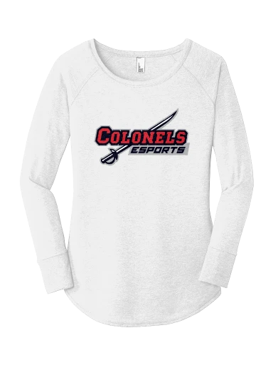 District Women's Perfect Tri Long Sleeve Tunic Tee preview, front