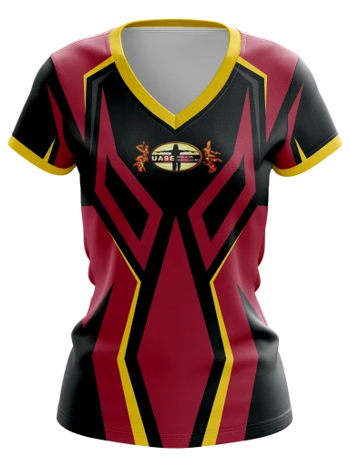 Custom Vneck Fitted Esports Jersey preview, front