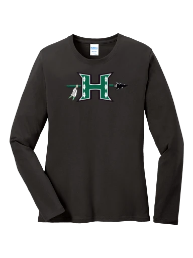 Women's Long Sleeve Core Cotton Tee preview, front