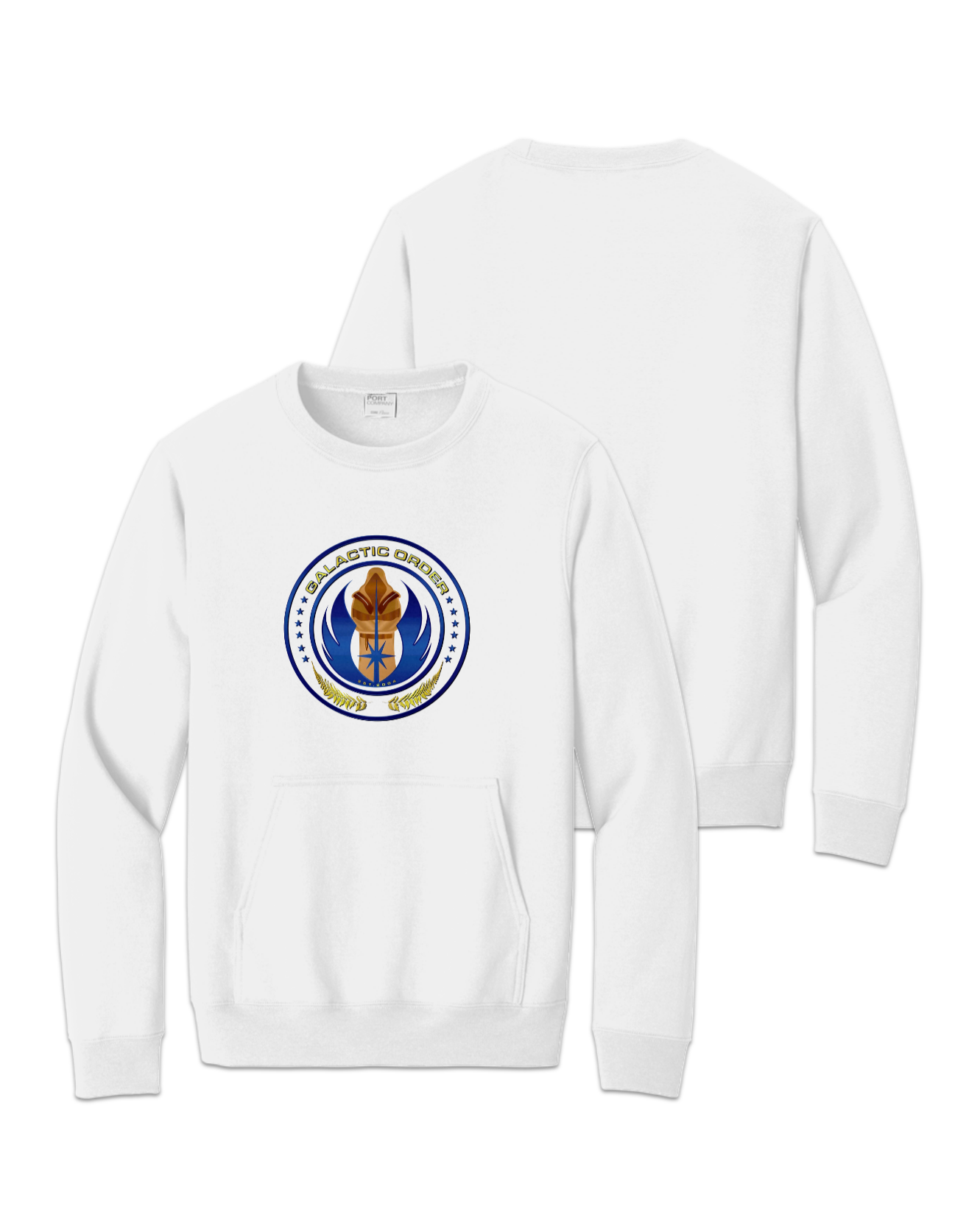 Rendered product preview, stack