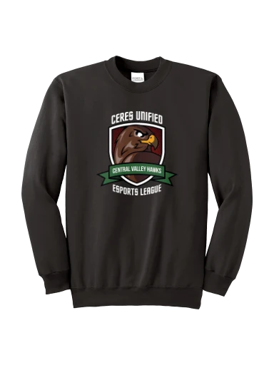 Port & Co Essential Fleece Crewneck Sweatshirt preview, front