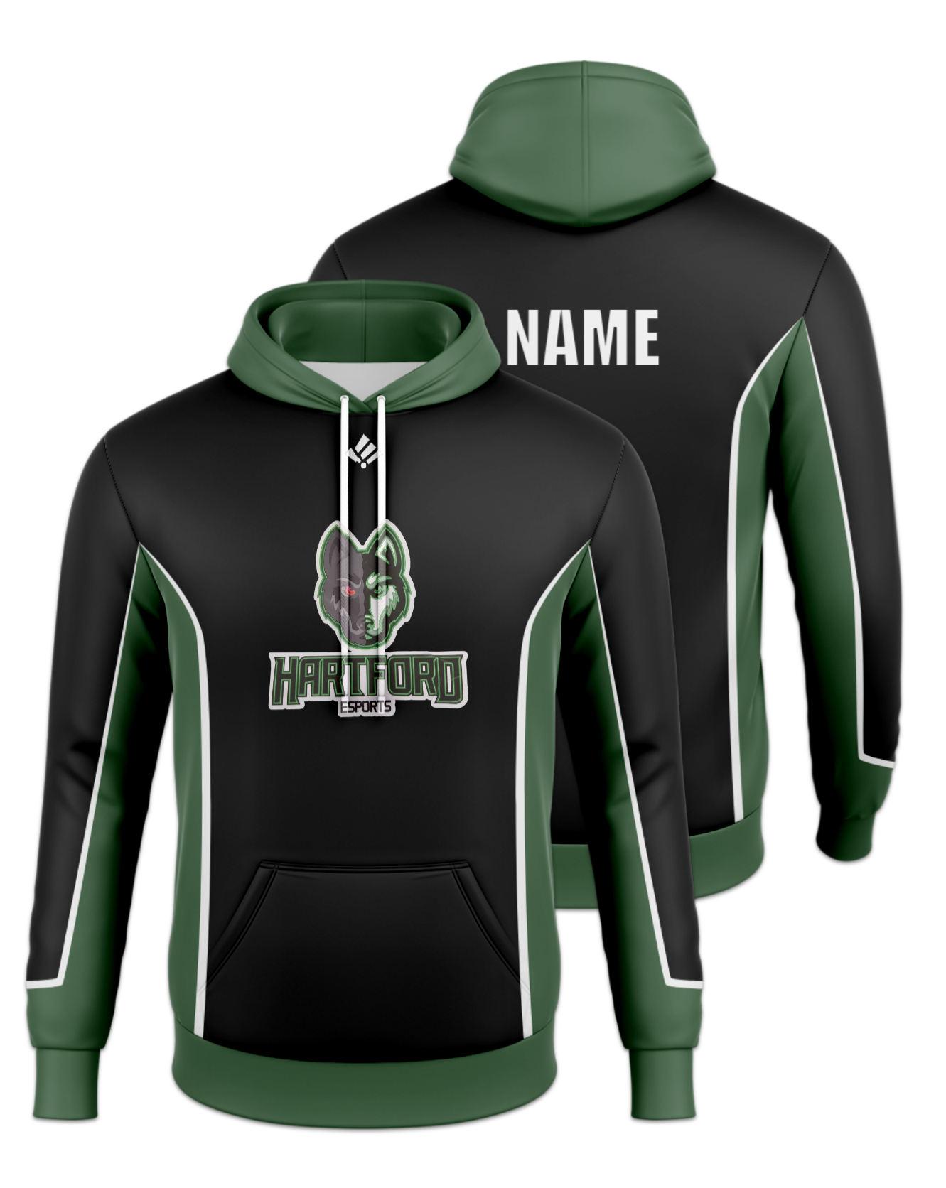 Rendered product preview, stack