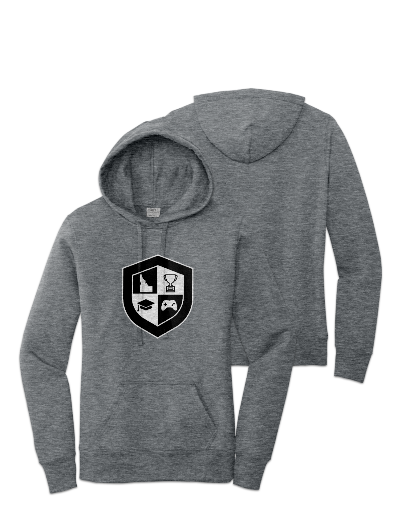 Rendered product preview, stack