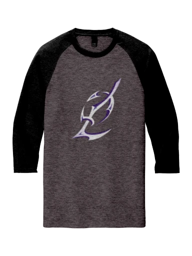 District Perfect Tri 3/4-Sleeve Raglan preview, front