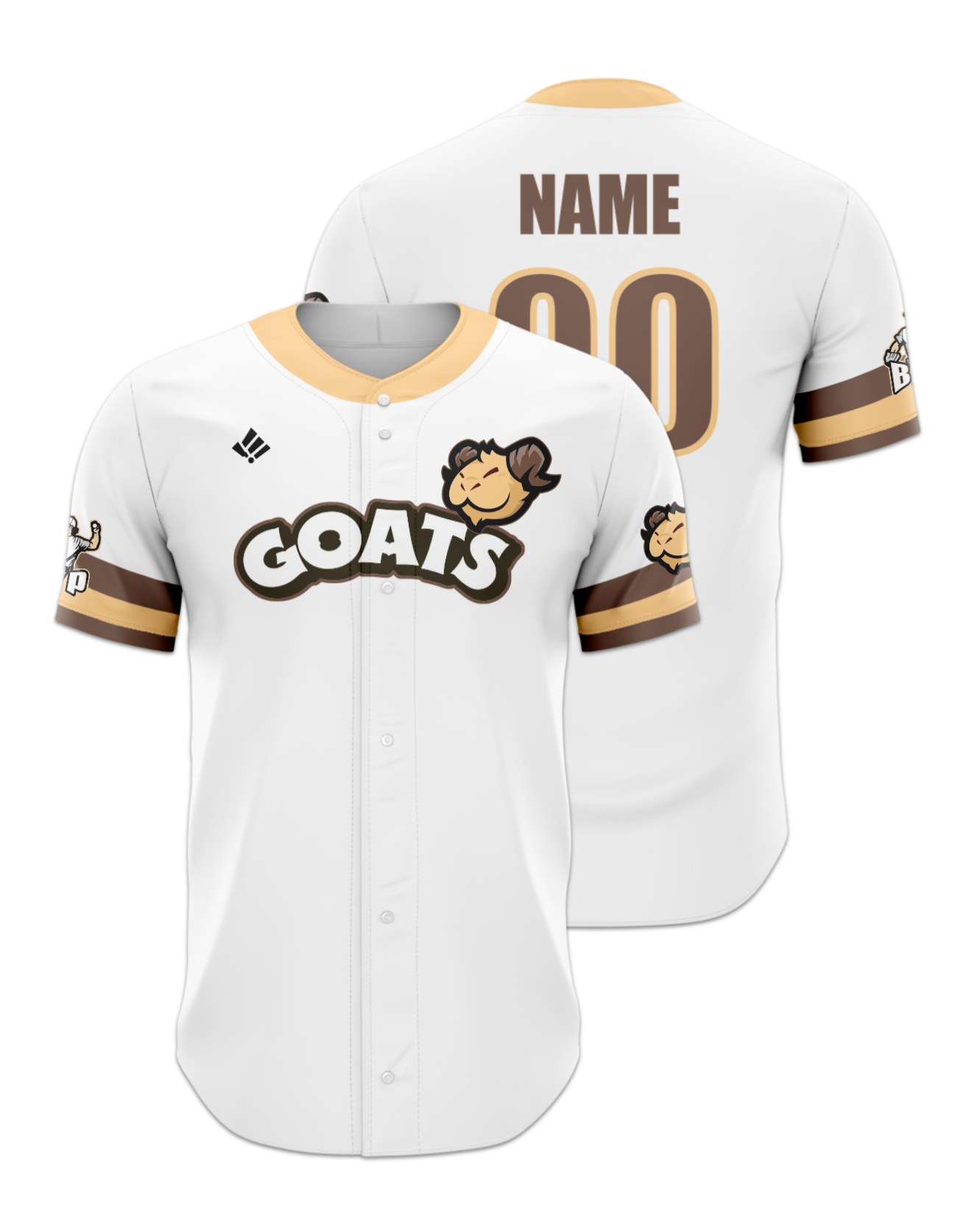 Rendered product preview, stack