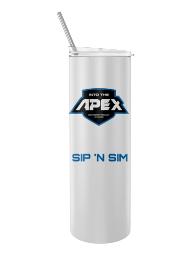 Sip n' Sim Tumbler preview, front