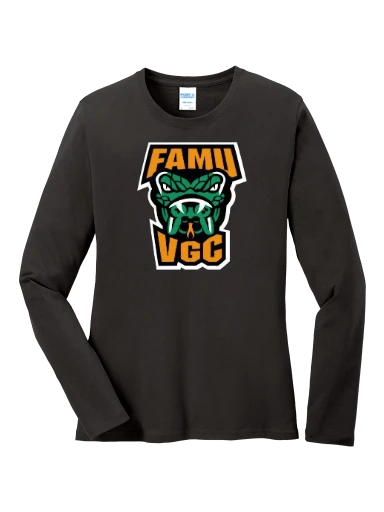 Women's Long Sleeve Core Cotton Tee preview, front
