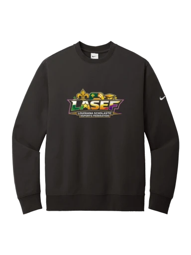 LASEF Nike Club Fleece Sleeve Swoosh Crew preview, front