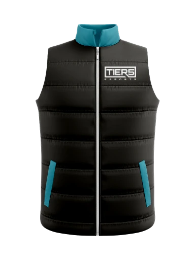 Tier 5 Fundraising Store Puffer Vest preview, front