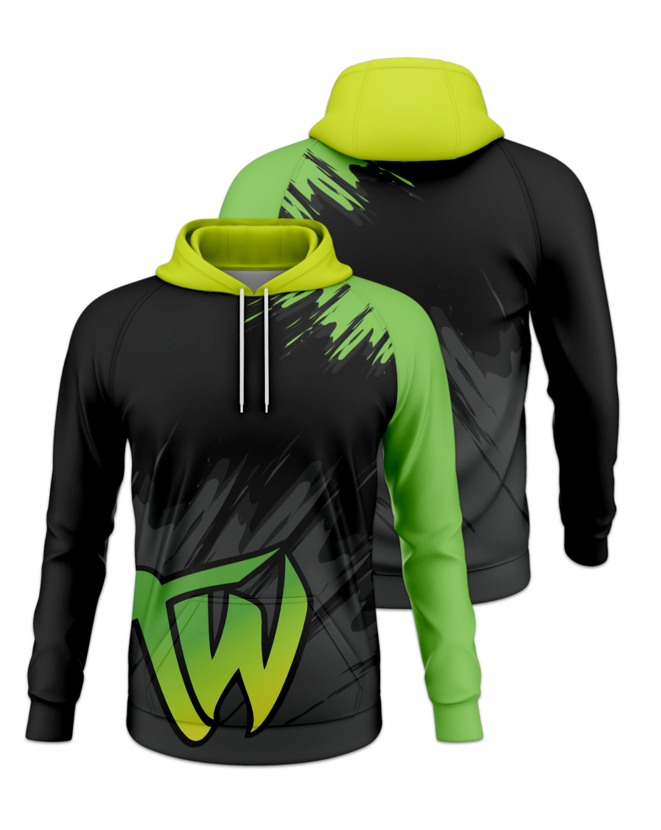 Rendered product preview, stack