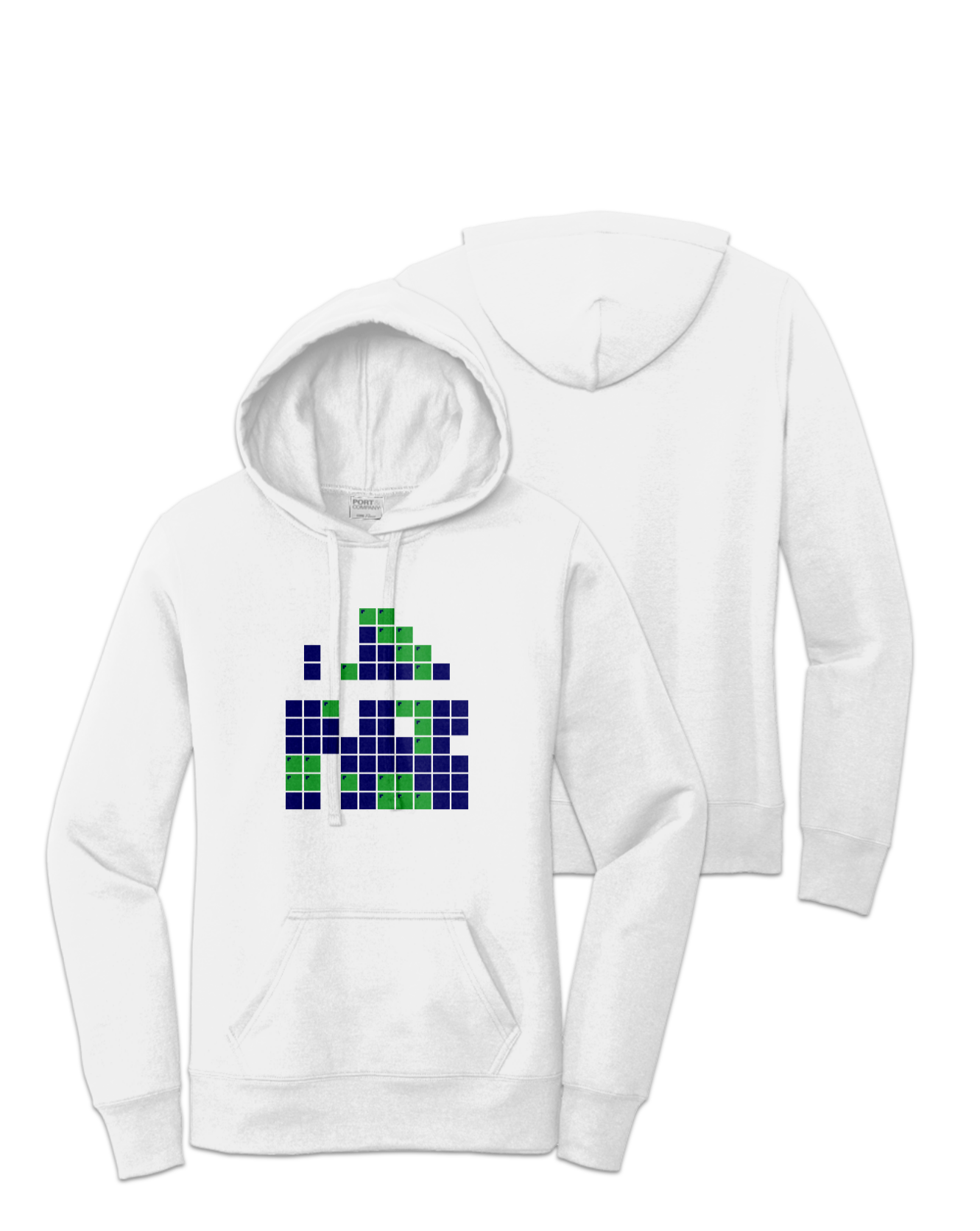 Rendered product preview, stack