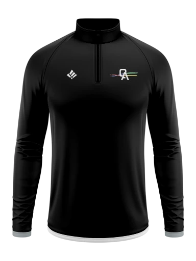 Sublimated Men's Long Sleeve 1/4 Zip preview, front