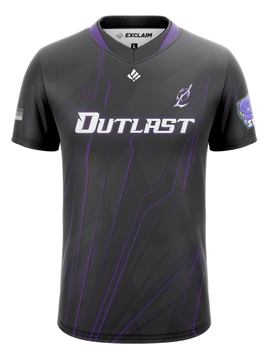 Custom Dual Neck Esports Jersey preview, front