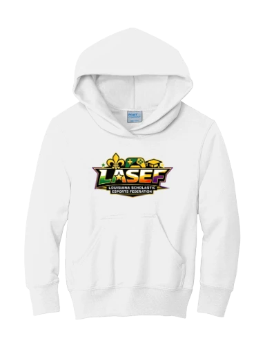 LASEF Youth Core Fleece Pullover Hooded Sweatshirt preview, front