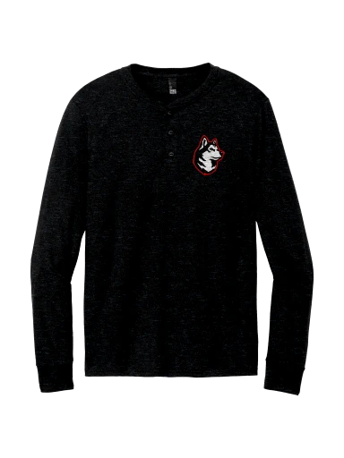 Perfect Tri Long Sleeve Henley preview, front