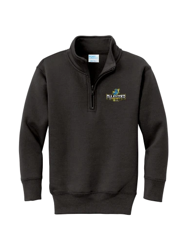 Youth Core Fleece 1/4-Zip Pullover Sweatshirt preview, front