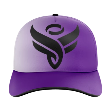 Sublimated 5 Panel Curved Bill Cap preview, front