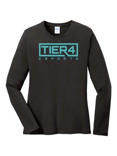 Tier 4 Fan Store Women's Long Sleeve Core Cotton Tee preview, front