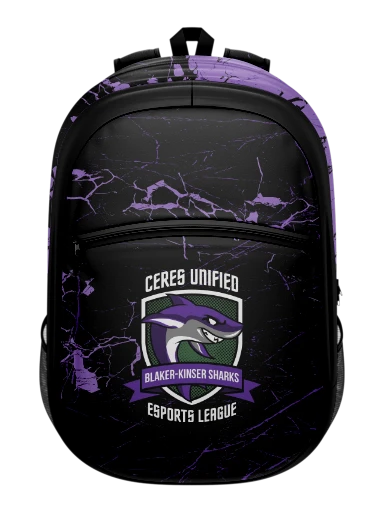Sublimated Custom Backpack preview, front