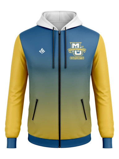 Men's Full Zip Poly Fleece Hoodie preview, front