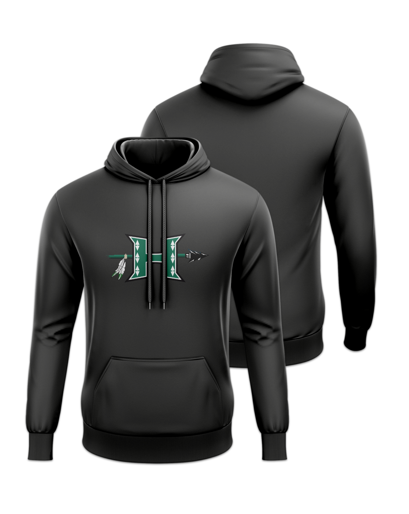 Rendered product preview, stack