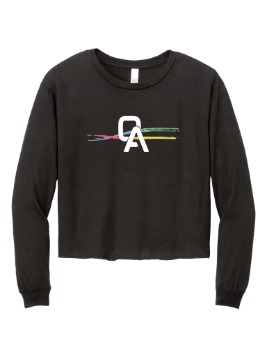District Women's Perfect Tri Midi Long Sleeve Tee preview, front