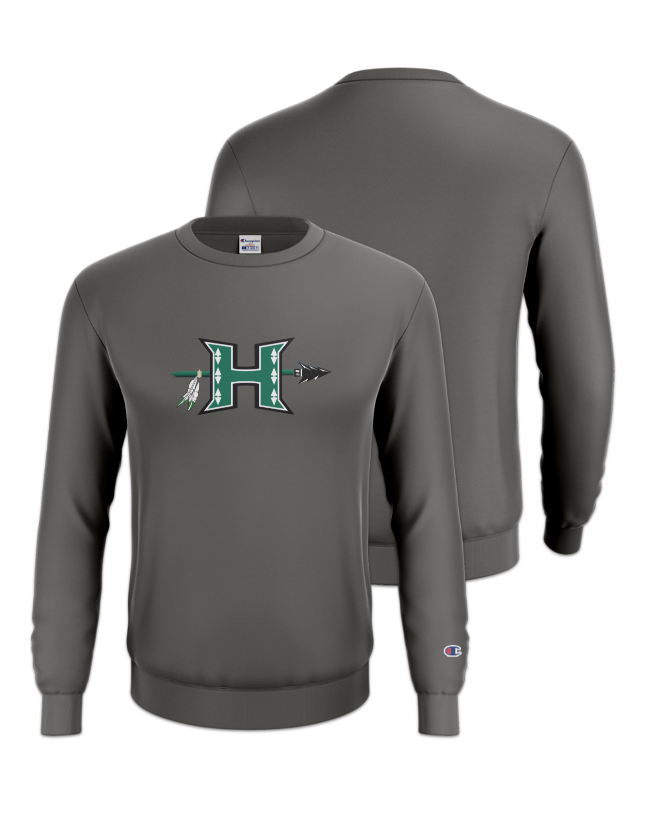 Rendered product preview, stack