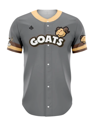Sublimated Full Button Baseball Jersey preview, front