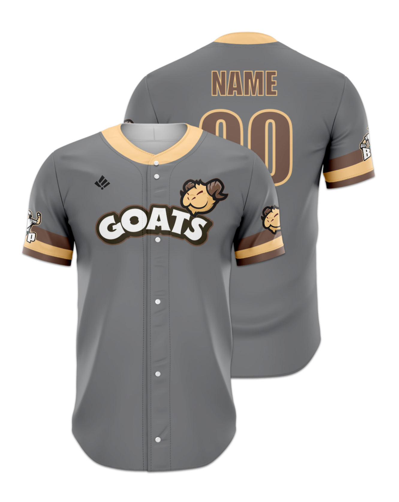 Rendered product preview, stack