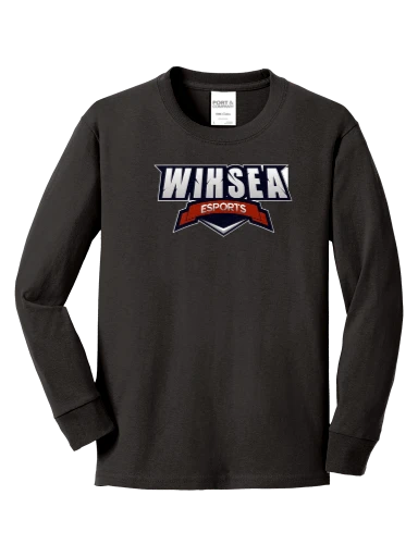 Youth Long Sleeve Core Cotton Tee preview, front