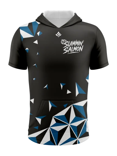 Slammin' Salmon Hooded T-Shirt preview, front