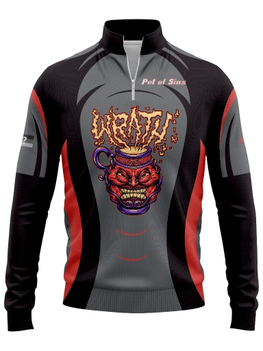 Pot of Wrath Quarter Zip preview, front