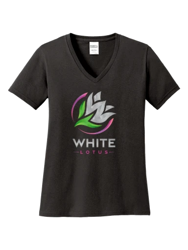 Women's Core Cotton V-Neck Tee preview, front