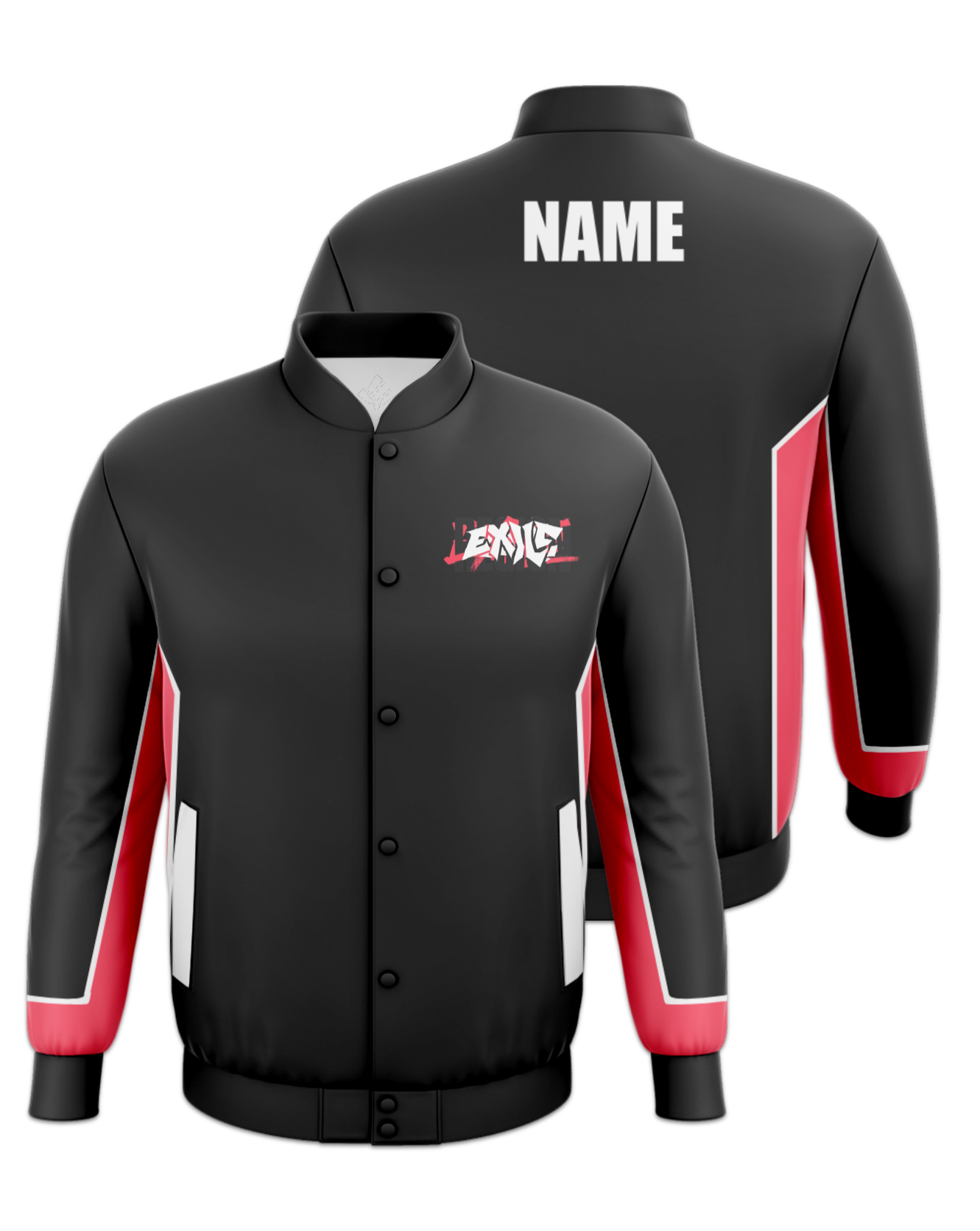 Rendered product preview, stack