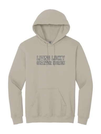 Feeling lucky hoodie sand preview, front