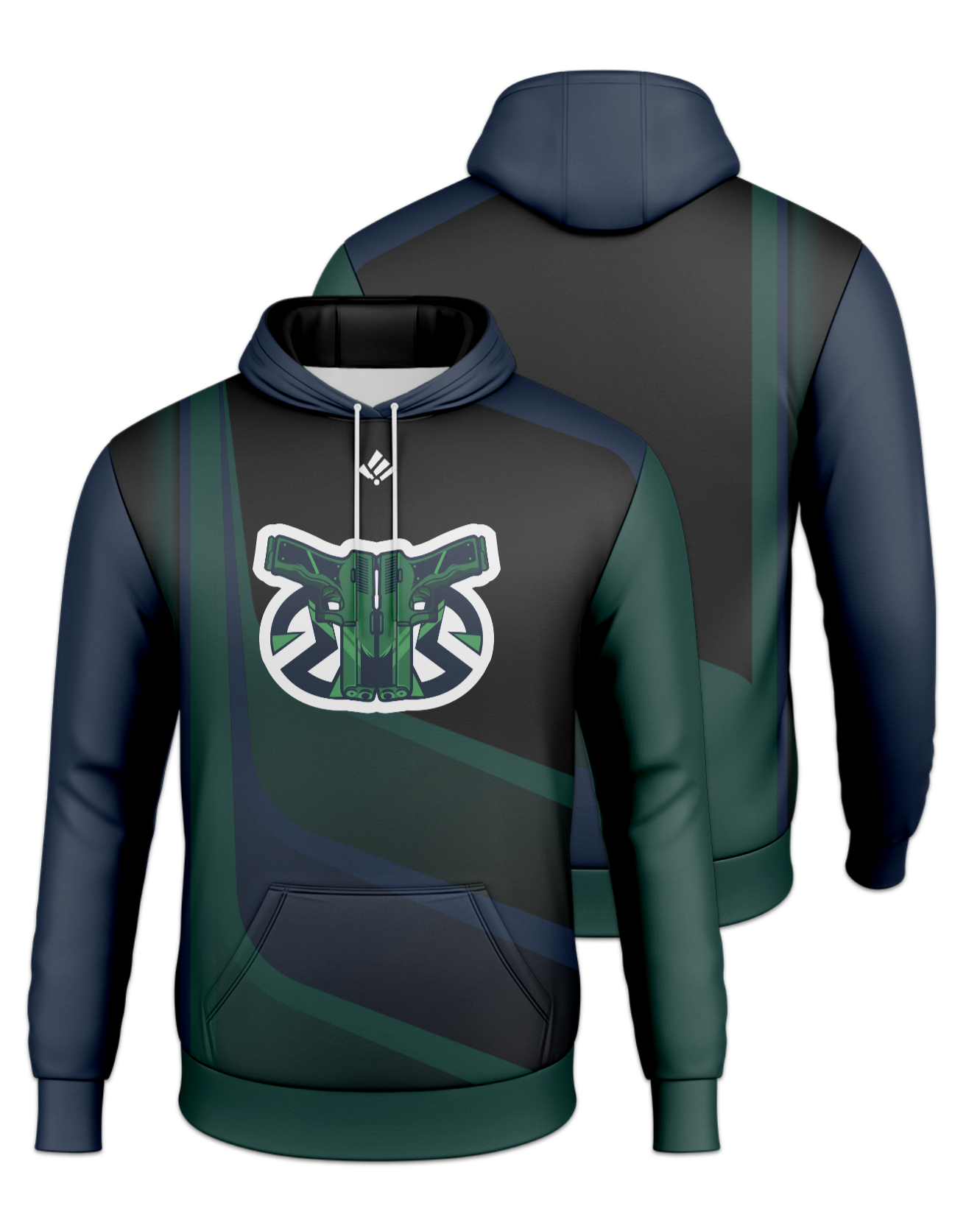 Rendered product preview, stack