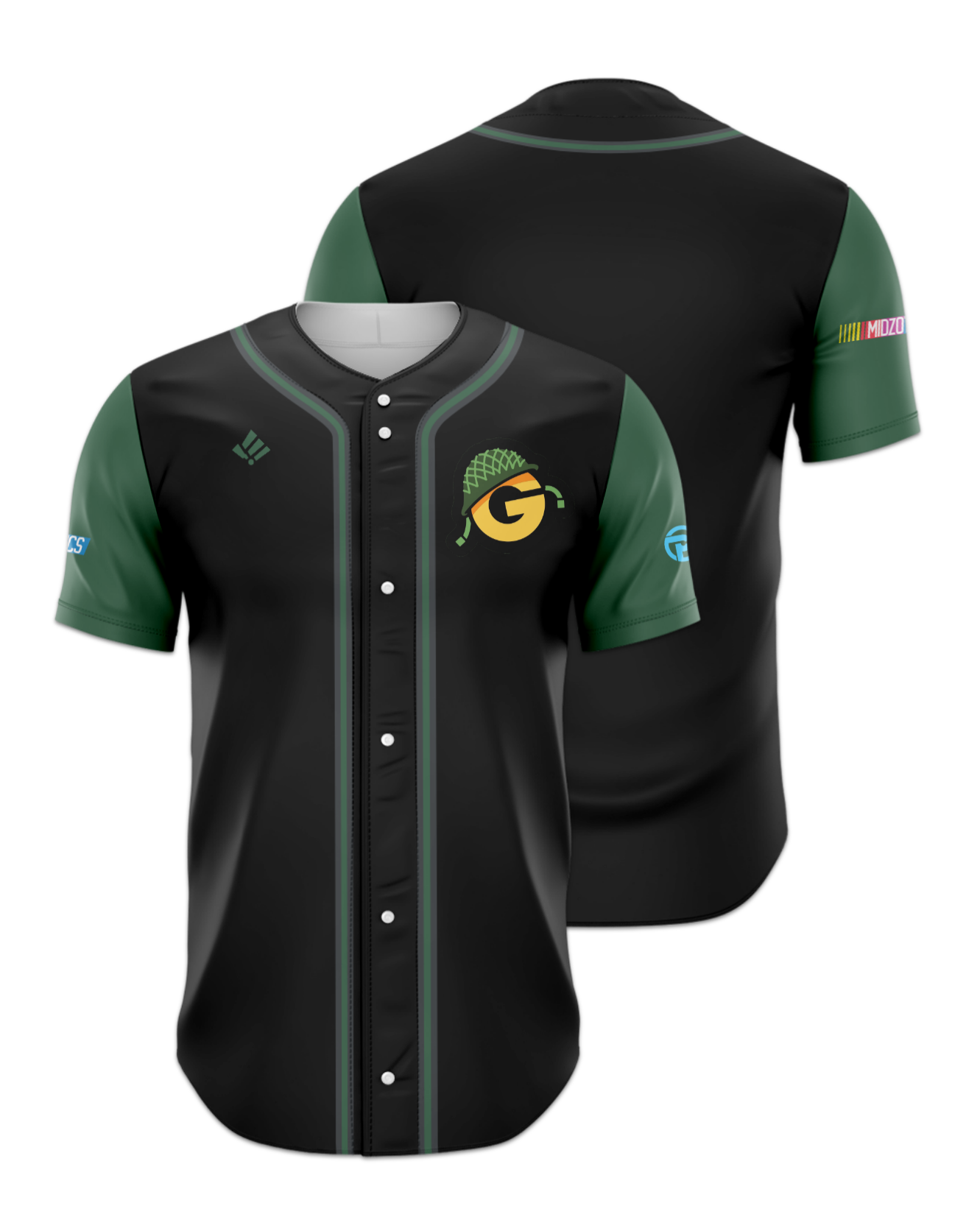 Rendered product preview, stack