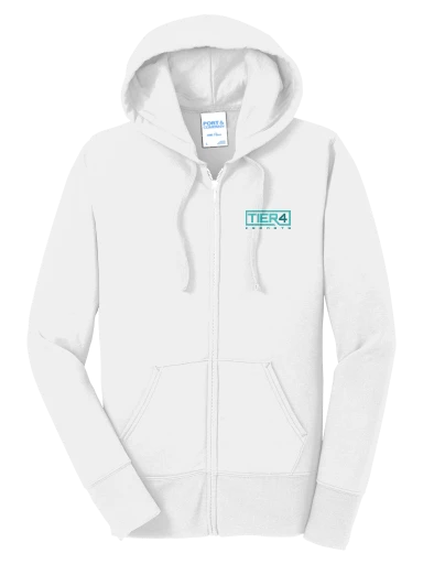 Tier 4 Fan Store Women's Core Fleece Full-Zip Hooded Sweatshirt preview, front