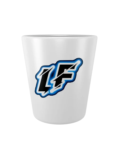 Ceramic Lethal Shot Glass 2oz preview, front