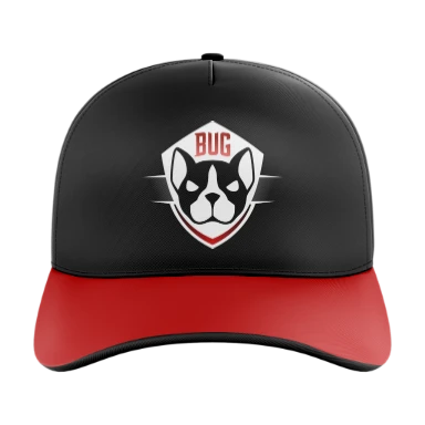 Sublimated 5 Panel Curved Bill Cap preview, front