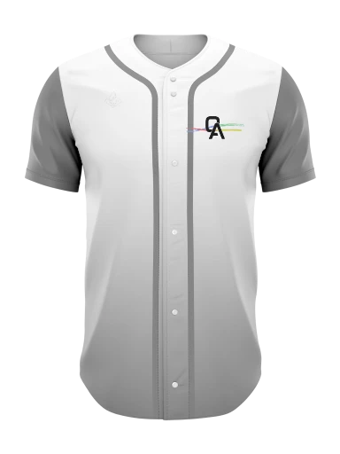 Sublimated Full Button Baseball Jersey preview, front