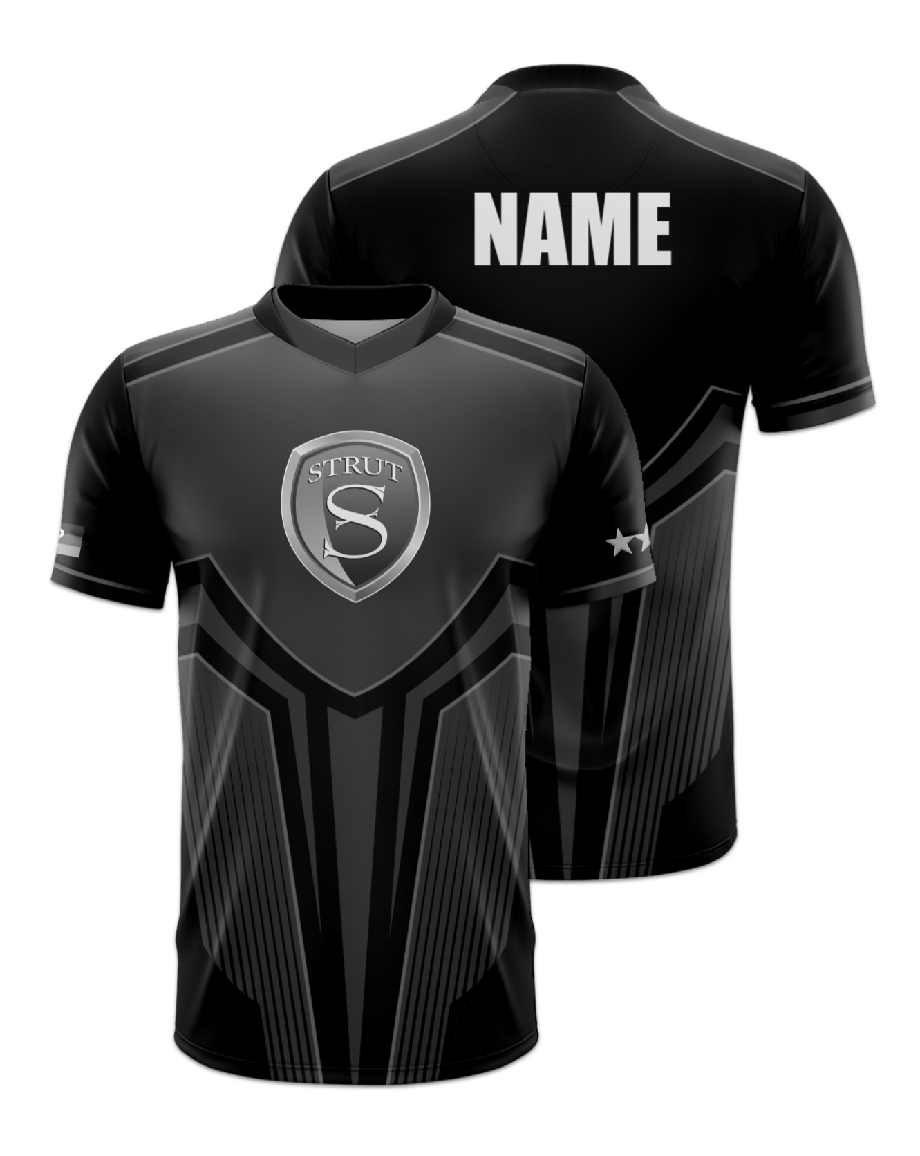 Rendered product preview, stack