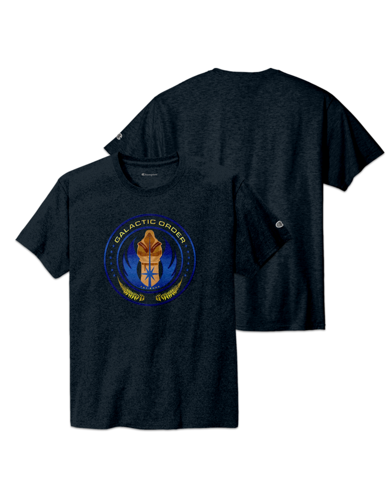 Rendered product preview, stack