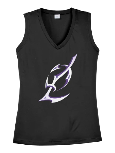 Sport-Tek Women's Sleeveless PosiCharge Competitor V-Neck Tee preview, front